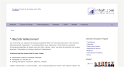 Desktop Screenshot of inhalt.com